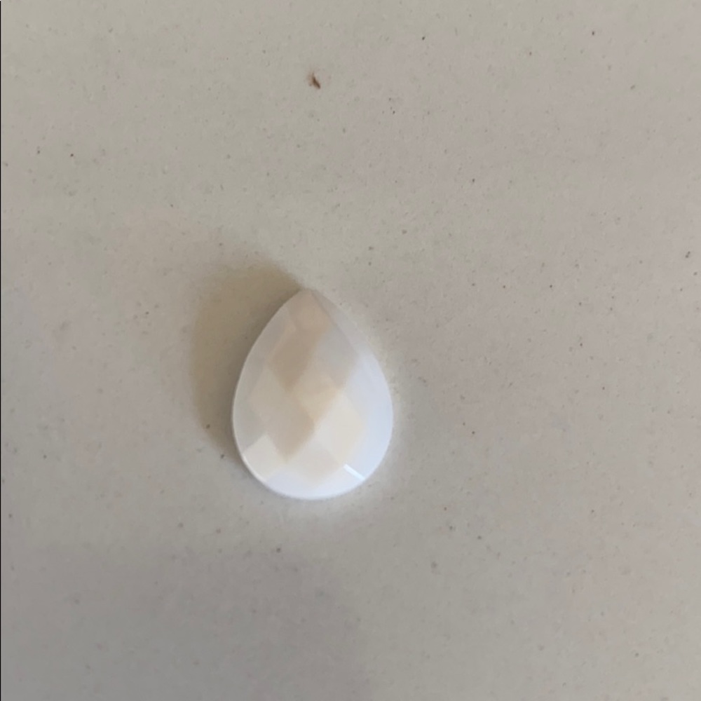 Kendra Scott white teardrop stone pearl brynn